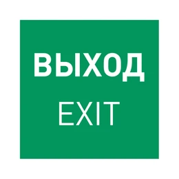 Фото #1 товара Пиктограмма EMGP-MARK-EXIT (Выход) (Arlight, Пластик)