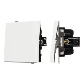 Фото #1 товара Механизм выключателя одноклавишный проходной SWT-TENDO-MKP1-SFPL-WH (230V, 10A) (Arlight, -)