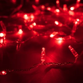 Фото #1 товара Светодиодная гирлянда ARD-STRING-CLASSIC-1000-CLEAR-100LED-PULSE Red (230V, 7W) (Ardecoled, IP65)