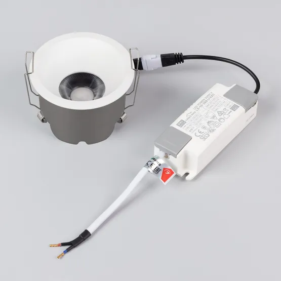 Фото #5 товара Светильник MS-HARBOR-R82-10W Warm2700 (WH, 36 deg, 230V) (Arlight, IP20 Металл, 5 лет)