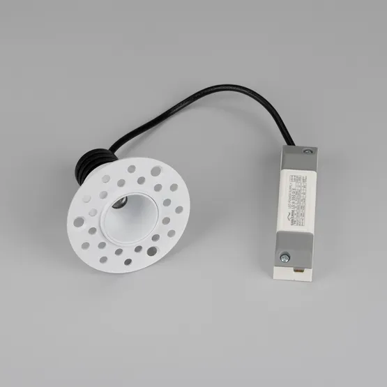 Фото #4 товара Светильник MS-INVISIO-TRIMLESS-R35-5W Warm3000 (WH-WH, 36 deg, 230V) (Arlight, IP54 Металл, 5 лет)