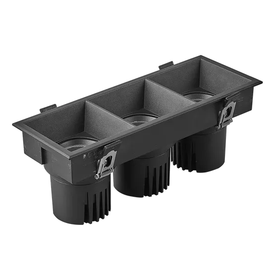 Фото #1 товара Светильник MS-FLOW-BUILT-S230x85-3x6W Day4000 (BK, 55 deg, 230V) (Arlight, IP20 Металл, 5 лет)