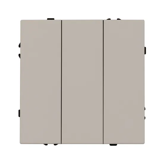 Фото #4 товара Механизм выключателя трехклавишный непроходной SWT-NOBE-MK03-SFPL-CA (230V, 10A) (Arlight, Кашемир)