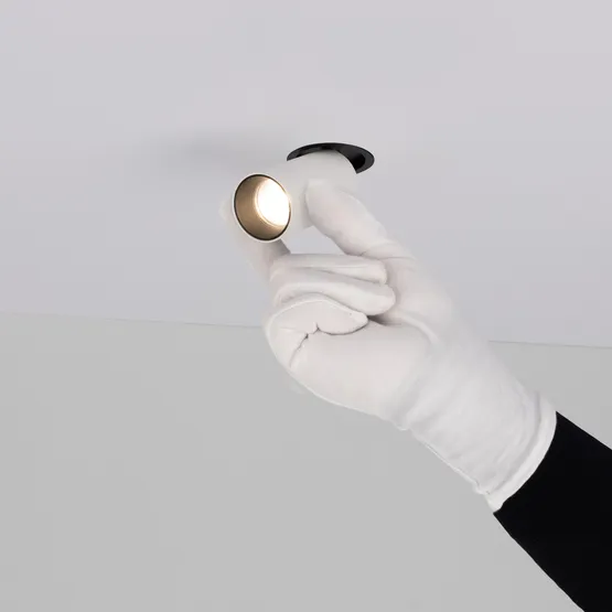 Фото #3 товара Светильник SP-NUANCE-TRIMLESS-PULL-R35-7W Warm3000 (WH, 36 deg, 230V) (Arlight, IP40 Металл, 5 лет)