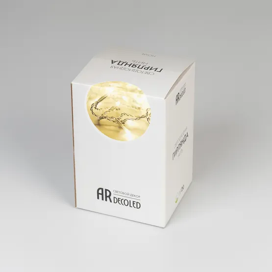 Фото #5 товара Светодиодная гирлянда ARD-STRING-HOME-5000-GREEN-50LED-FLASH WHITE (230V, 3.5W) (Ardecoled, IP20)