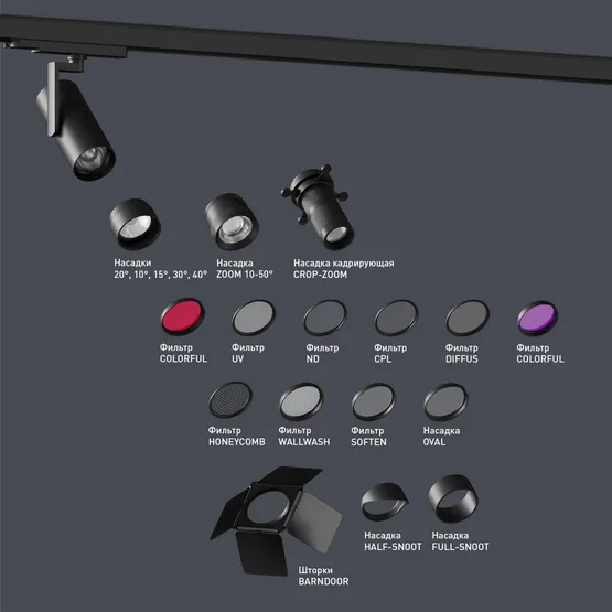 Фото #2 товара Фильтр LGD-ARTIFACT-ND-LENS-R62 (WH) (Arlight, Металл)