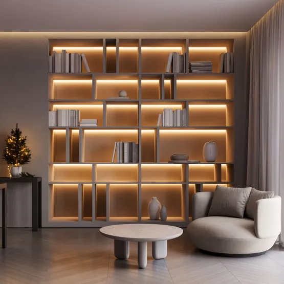 Фото #2 товара Светодиодная лента FC-A240-10mm 24V Day4000-CX1 (24 W/m, IP20, 5m) (Arlight, резка 1 светодиод)