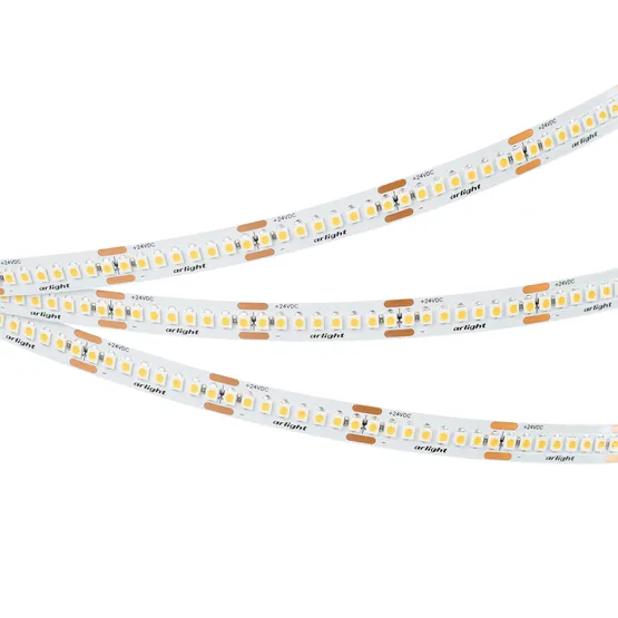 Фото #2 товара Светодиодная лента UL-A240-10mm 24V Warm3000 (19 W/m, IP20, 5m) (Arlight, 7 лет)