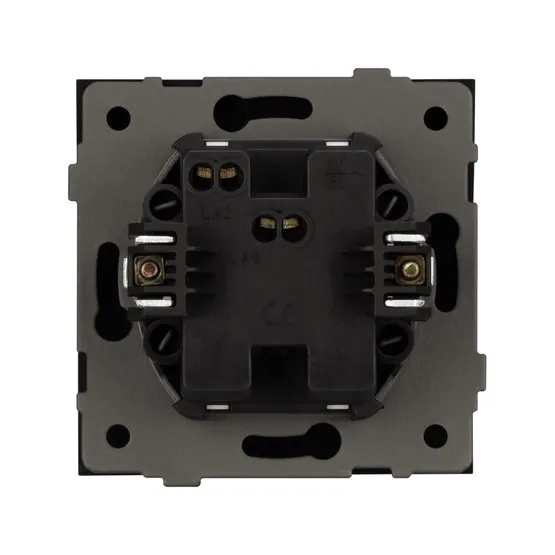 Фото #2 товара Механизм выключателя одноклавишный непроходной SWT-TENDO-MK01-PL-BK (230V, 10A) (Arlight, -)