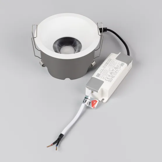 Фото #4 товара Светильник MS-HARBOR-R106-15W Warm3000 (WH, 24 deg, 230V) (Arlight, IP20 Металл, 5 лет)