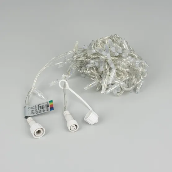 Фото #2 товара Светодиодная гирлянда ARD-STRING-CLASSIC-10000-CLEAR-100LED-LIVE RGB-DMX (24V, 10W) (Ardecoled, IP65)