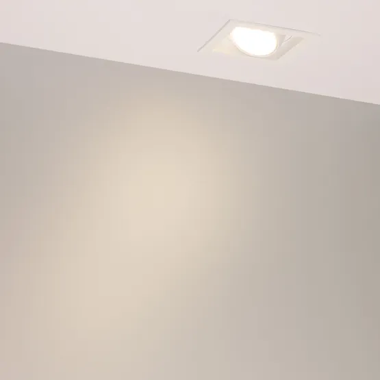 Фото #5 товара Светильник MS-VORTEX-BUILT-S117x117-20W Warm3000 (WH-WH, 40 deg, 230V) (Arlight, IP20 Металл, 5 лет)