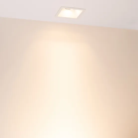 Фото #4 товара Светильник MS-FLOW-BUILT-S85x85-6W Warm3000 (WH, 15 deg, 230V) (Arlight, IP20 Металл, 5 лет)