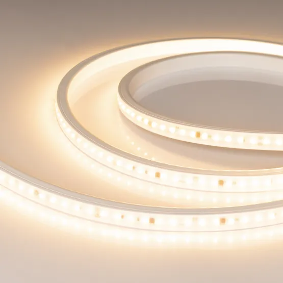 Фото #1 товара Светодиодная лента герметичная ARL-PV-A84-17mm 230V Warm3000 (14 W/m, IP65, FlickerFree, 10m) (Arlight, 5 лет)