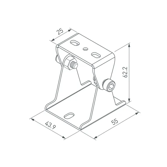Фото #2 товара Держатель SL-LINE поворотный (Arlight, Металл)