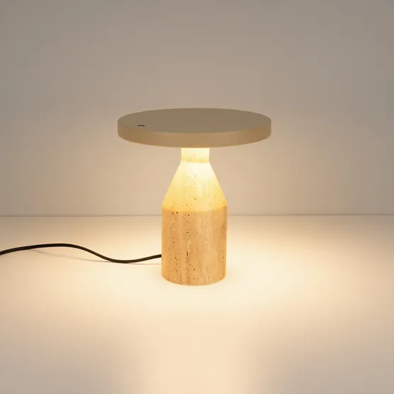 Фото #3 товара Светильник SP-CROOD-TAB-R22.5x24-7W Warm3200-MIX (BG-BG, 140 deg, 230V) (Arlight, IP20, Травертин, 5 лет)