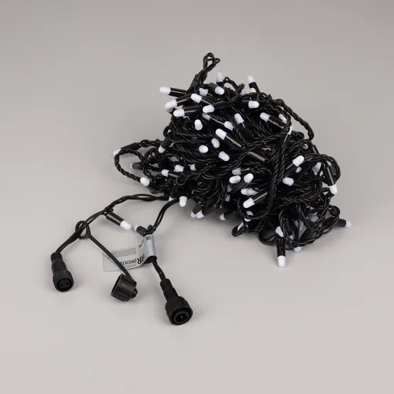 Фото #11 товара Светодиодная гирлянда ARD-STRING-CLASSIC-20000-BLACK-200LED-MILK-SYNC RGB (230V, 13W) (Ardecoled, IP65)