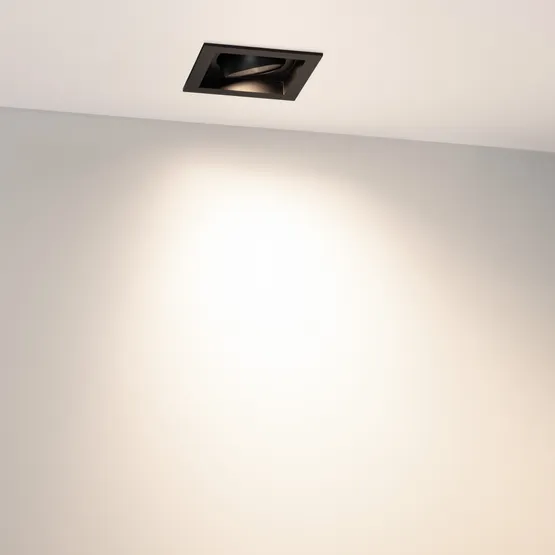 Фото #5 товара Светильник MS-VORTEX-BUILT-S90x90-12W Day4000 (BK-BK, 40 deg, 230V) (Arlight, IP20 Металл, 5 лет)