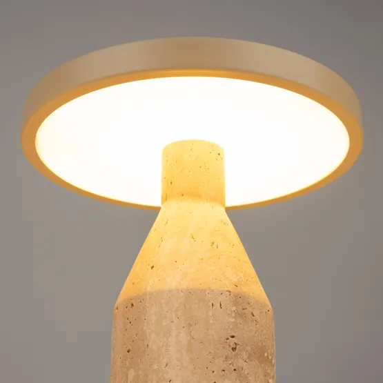 Фото #4 товара Светильник SP-CROOD-TAB-R22.5x24-7W Warm3200-MIX (BG-BG, 140 deg, 230V) (Arlight, IP20, Травертин, 5 лет)