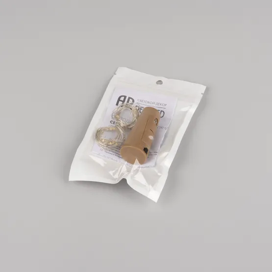 Фото #4 товара Светодиодная гирлянда ARD-DEW-HOME-2000-CLEAR-20LED-STD White6000 (1.5V, Battery Pack, Cork) (Ardecoled, IP20)
