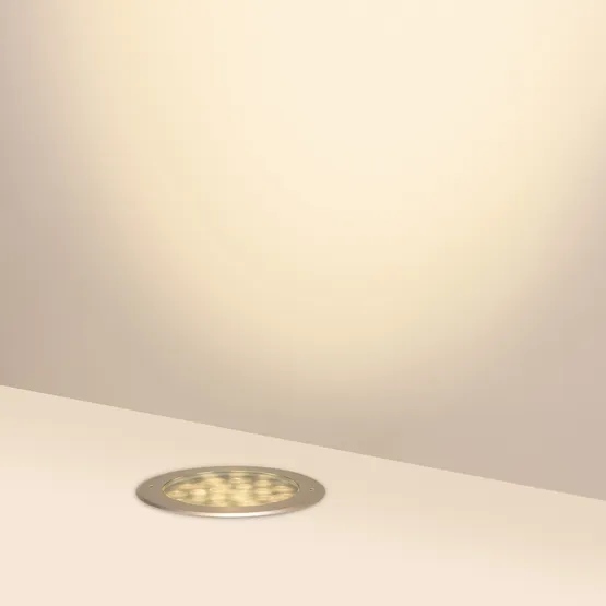 Фото #2 товара Светильник LTD-DAFNA-GROUND-R260-48W Warm3000 (SL, 20 deg, 230V) (Arlight, IP67 Металл, 5 лет)