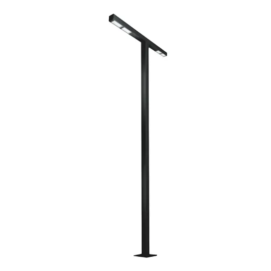 Фото #1 товара Опора OXOR-STER-T-2000x100x100-L4000-100W Warm3000 (BK, 230V) IP65 (Arlight, -)