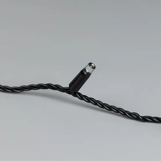 Фото #3 товара Светодиодная гирлянда ARD-STRING-CLASSIC-10000-BLACK-100LED-FLASH WARM (230V, 7W) (Ardecoled, IP65)