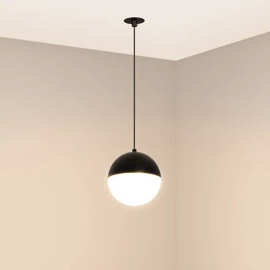 Фото #2 товара Cветильник SP-EMISFERO-HANG-BUILT-R150-11W Warm3000 (BK, 170 deg, 230V) (Arlight, IP20 Металл, 3 года)