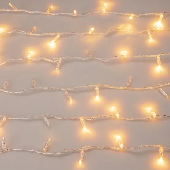 Фото #3 товара Светодиодная гирлянда ARD-STRING-CLASSIC-1000-CLEAR-100LED-PULSE Warm (230V, 7W) (Ardecoled, IP65)