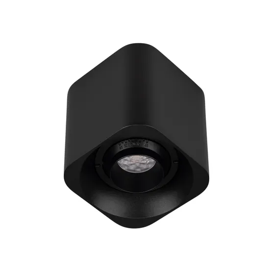 Фото #1 товара Светильник SP-ACENTO-S95x95-10W Warm3000 (BK, 20-45 deg, 230V) (Arlight, IP20 Металл, 5 лет)