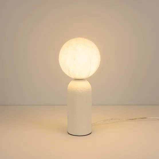 Фото #5 товара Светильник SP-SILKA-TAB-R150-6W Warm2700 (WH, 330 deg, 230V, TOUCH-DIM) (Arlight, IP20, Натуральный шелк, 3 года)