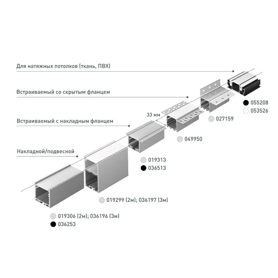 Фото #8 товара Профиль SL-LINE-3667-2000 ANOD (Arlight, Алюминий)