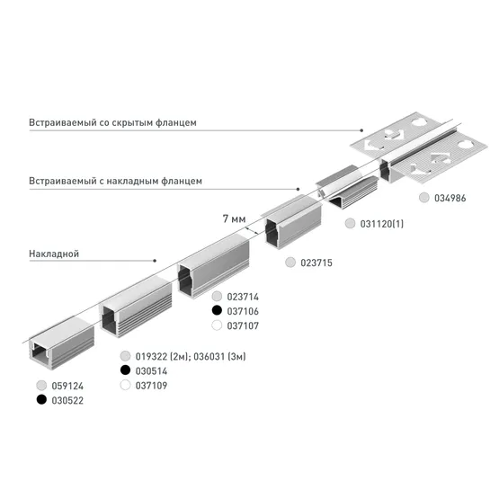 Фото #6 товара Профиль SL-BEVEL-2000 ANOD (Arlight, Алюминий)