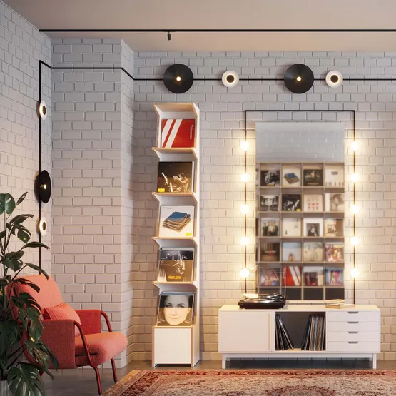 Фото #2 товара Светильник MAG-MICROCOSM-SFERO-R80-7W Warm3000 (BK, 230 deg, 24V) (Arlight, IP20 Металл, 5 лет)