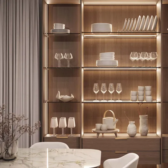 Фото #3 товара Профиль с экраном SL-KANT-H10-SQUARE-2000 IRON GREY (Arlight, Алюминий+пластик)