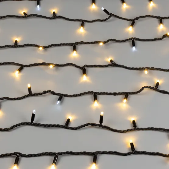 Фото #3 товара Светодиодная гирлянда ARD-STRING-PRO-10000-BLACK-100LED-FLASH WARM (230V, 7W) (Ardecoled, IP65)