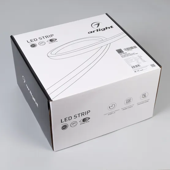 Фото #5 товара Светодиодная лента герметичная ARL-PSW-U320-16mm 230V Warm3000 (10 W/m, IP65, FlickerFree, 30m) (Arlight, -)