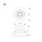 Минифото #3 товара Светильник MS-VORTEX-BUILT-R110-20W Day4000 (WH-WH, 20 deg, 230V) (Arlight, IP20 Металл, 5 лет)