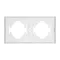 Минифото #2 товара Рамка пластиковая FRM-TENDO-PL-2-WH (Arlight, -)