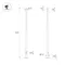 Минифото #2 товара Опора фланцевая OXOR-OK-D75-L7000 (SL) (Arlight, Сталь)