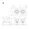 Минифото #3 товара Светильник MS-VORTEX-BUILT-S250x140-2x30W Warm3000 (WH-WH, 17 deg, 230V) (Arlight, IP20 Металл, 5 лет)