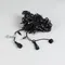 Минифото #2 товара Светодиодная гирлянда ARD-STRING-CLASSIC-10000-BLACK-100LED-FLASH WARM (230V, 7W) (Ardecoled, IP65)