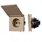 Минифото #1 товара Механизм розетки влагозащищённый SCT-TENDO-MCP-PL-GD (230V, 16A) (Arlight, Песочный)